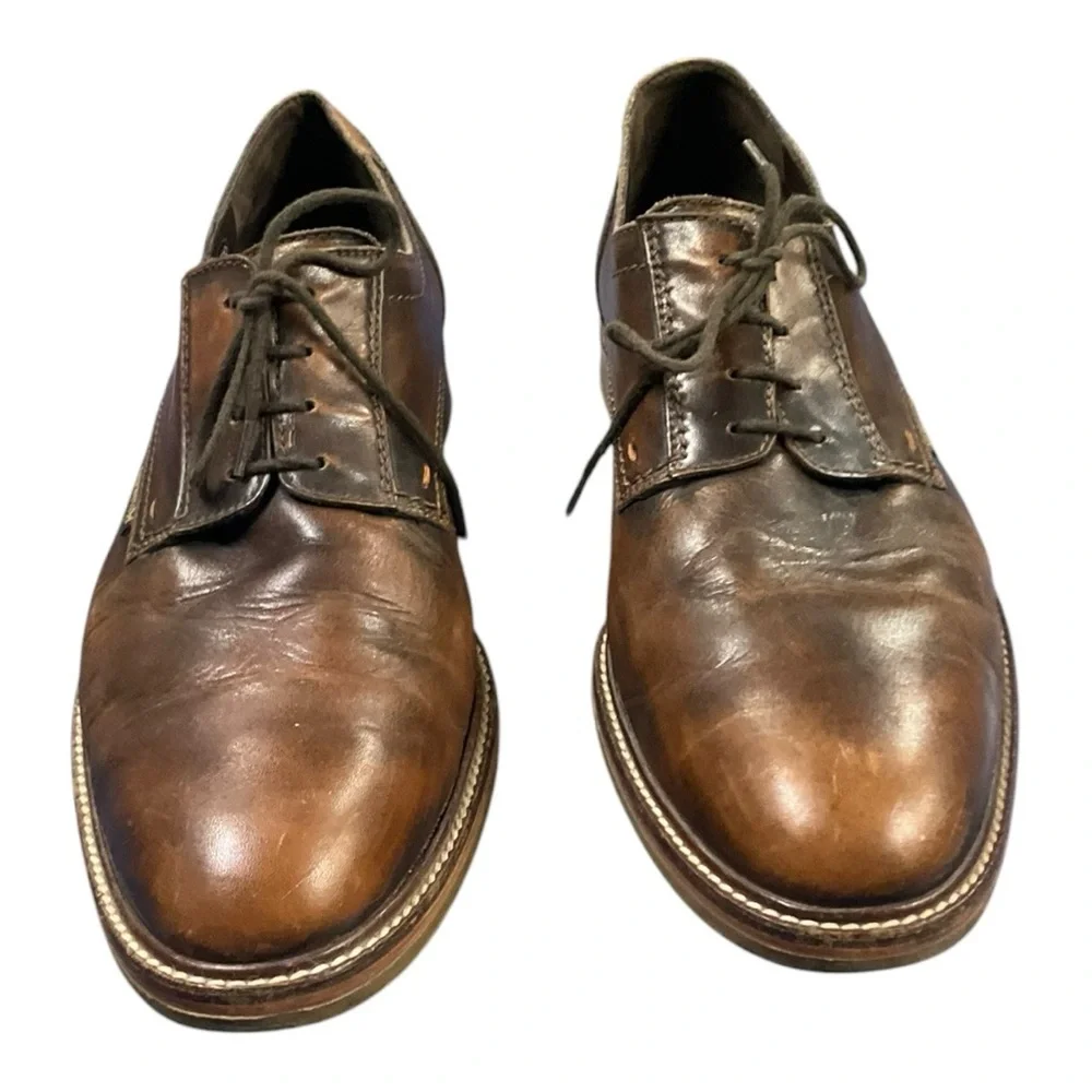 🔥 Mephisto Waino Men’s Size 13‎ | Patina Brown Leather Oxfords 👞